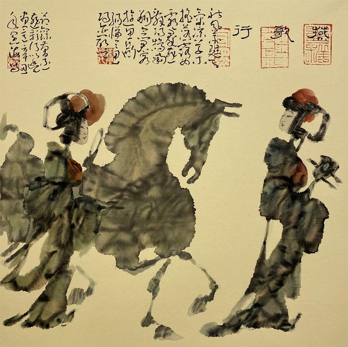 瑞虎送福--中國新漢畫創始人王闊海給您拜年